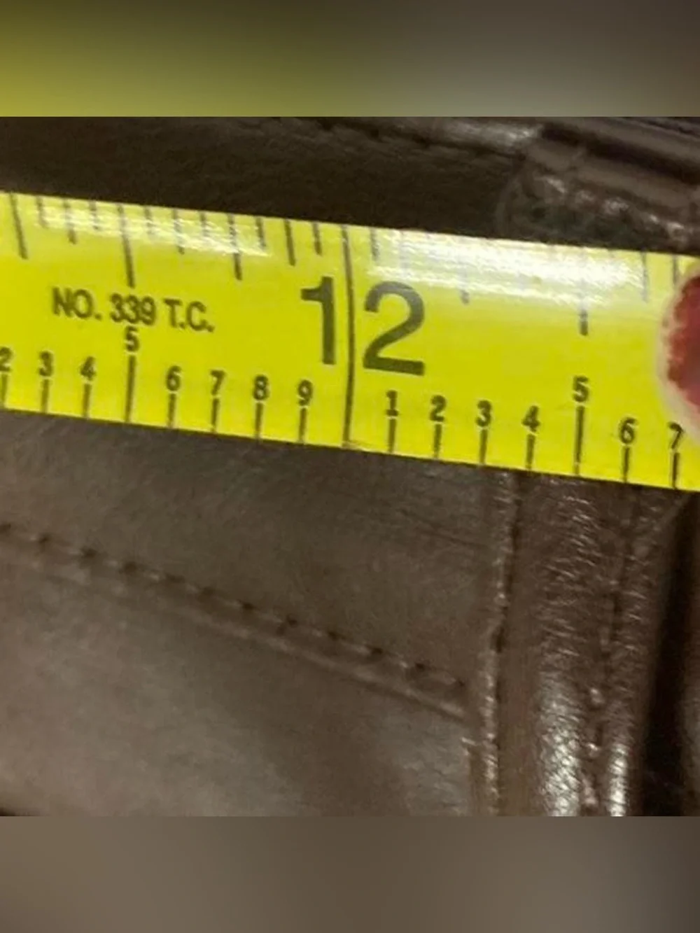 Gap brown leather slim fit trousers Size 00